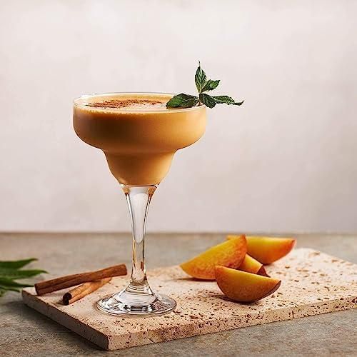 Premium Margarita Cocktail Crystal Clear Glass Cup, 190 ml Cocktail Glass, Mocktail Martini Frozen Drinks, Pina Coladas for Home Restaurant Party Set of 6