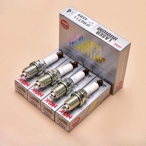 4Pcs Laser Iridium Spark Plugs NGK IFR6T11 4589 For Camry Lexus Corolla RAV4