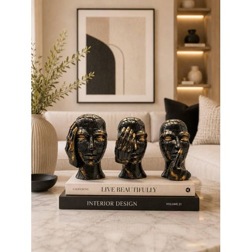 FOR THE CULTURE Notable ornament for your TV console unit, office desk and more - 3pcs