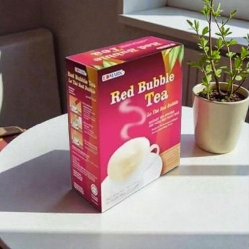 Red Bubble Tea Relaxing Health Drink And Anti-Oxidant