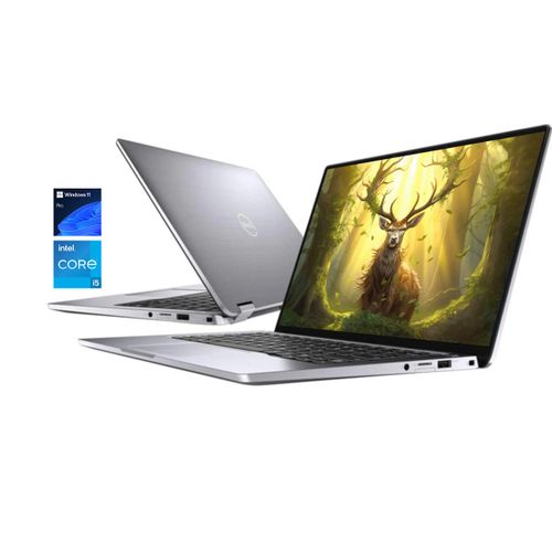 Latitude 7400- Intel Core I5 - 512GB SSD/16GB RAM- BACKLIGHT KEYBOARD- Silver -Windows 11 PRO+BAG&Mouse