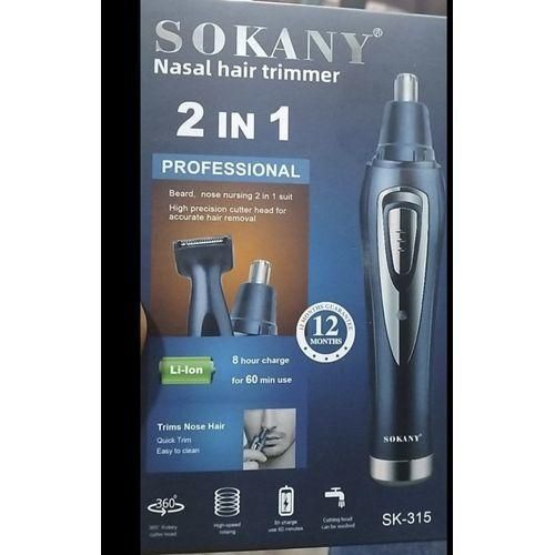 2 In 1 Electric Nasal Hair Trimmer