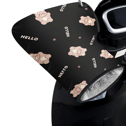 Winter Motorcycle Handlebar Gloves Thermal Cycling Gloves with Excellent Material Suitable for Tricycles BicyclesHello Bear NO5419