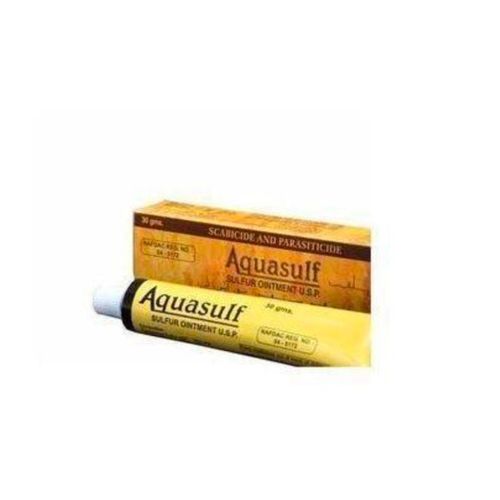 Cream sulfur ointment used in dermatology to treat acne, scabies, seborrheic dermatitis, eczema, and fungal infections. I