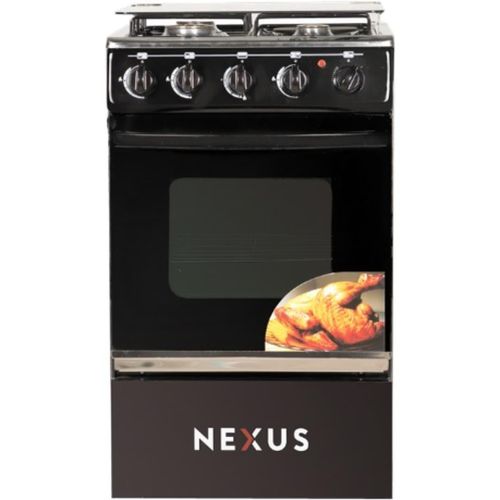 50x50cm 3 Burnner 1 Hotplate Cooker With Gas Oven And Grill - Auto Ignition