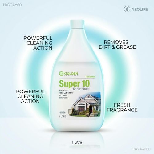 Super 10 Fragranced - 1 Litre (Single), office furniture cleaners windows and glass cleaners, liquid soap,cleaning agent