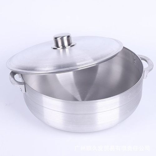Cast Aluminium Pot, Stew Pot Food Pot Gas Induction Cookware