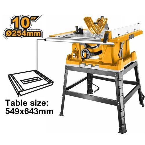 HEAVY DUTY TABLE SAW WITH STAND 10 254MM 2600W TS26005