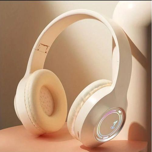 M3 Over-Ear Wireless Headphones - Wireless Setero Headset Comfortable & Foldable, Wireless Connectivity, Noise-Canceling Mic, USB Charging Case, Ideal for Travel, Home, Office - Sleek Design