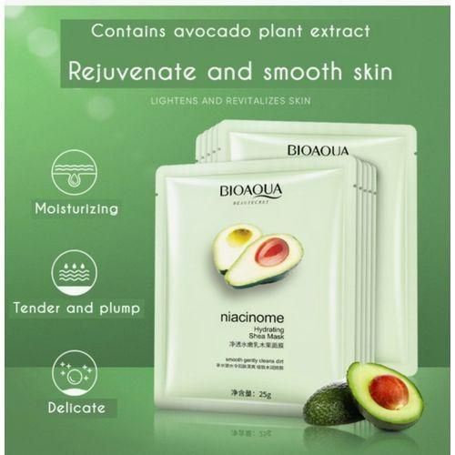 Avocado Niacinamide Hydrating Facial Sheet Mask Deep Moisture Glow