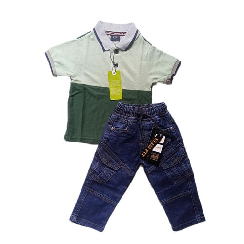 Children Polo Top + Jeans (1year)
