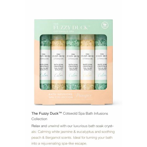 The Fuzzy Duck Cotswold Spa Bath Infusions Collection
