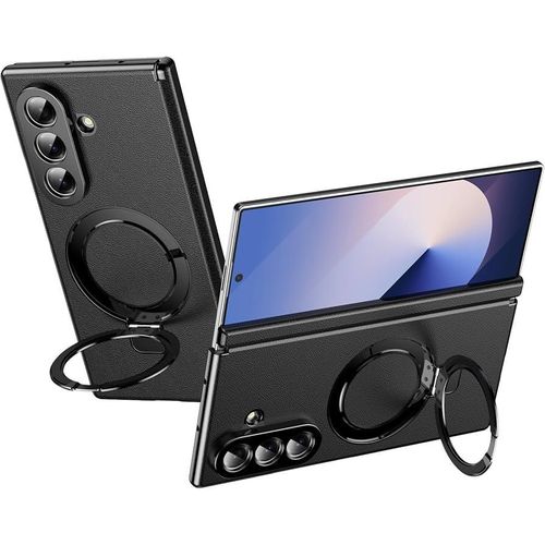 Samsung galaxy z fold 6 magnetic hinge protection with 360° Ring magsafe
