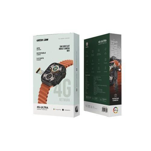 2.06-inch AMOLED Display 4G Ultra Smart Watch- Sim Support: Nano-SIM, and 2G, 3G, and 4G network access