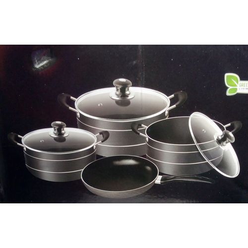 Non-Stick Pot Set + Frying Pan - 4 Piece