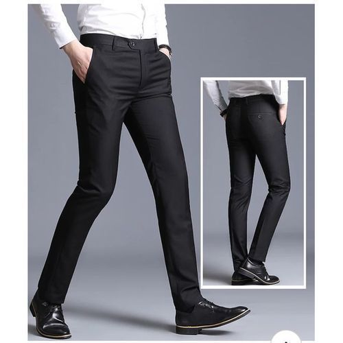 Classic Rich Cotton Men Suit Trouser