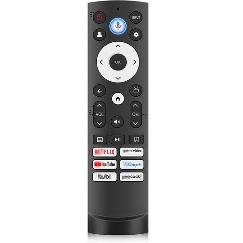 Smart TV Replacement Remote For Google 4K QLED UHD Mini-LED ULED Laser TriChroma Laser TVs (With Voice Control)