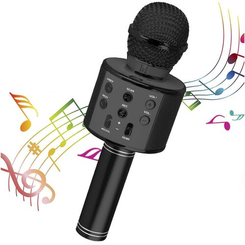 Bluetooth Karaoke Microphone,Multi-Function Handheld Wireless Karaoke Machine for Kids.