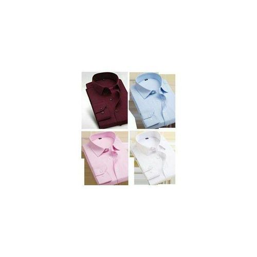 4 in 1 Men's Plain Long Sleeve Shirts