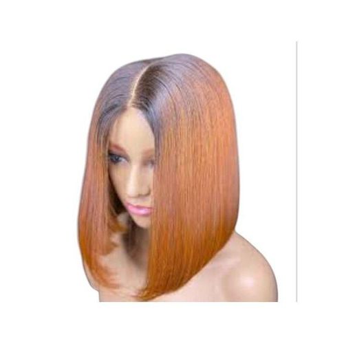 Ombre Blunt Straight Wig With Kim K Closure 1b/30