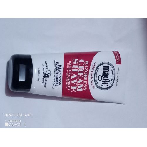 Magic Razorless Extra Strength Shave Cream For Men -170g