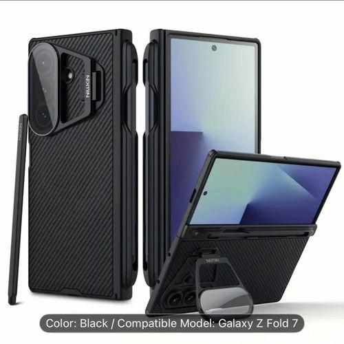 Nillkin Camshield pro Case for Samsung galaxy z fold 7 5G with pen included, kickstand and transparent Lens cover