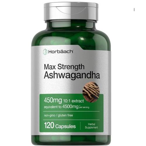 Max Strength Ashwagandha Supplement 4500mg, 120 Capsules