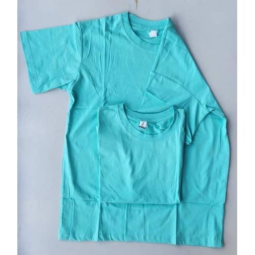 Sea green HEAVY WEIGHT STREETWEAR OVERSIZED TSHIRT 100% COTTON PREMIUM ROUND NECK POLO SHORT SLEEVES