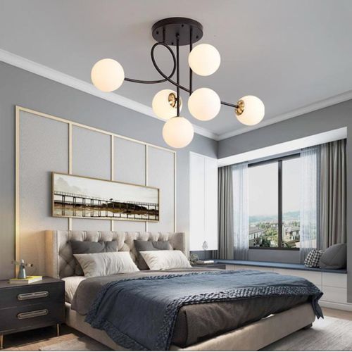 Luxury modern glass dropping chandelier light