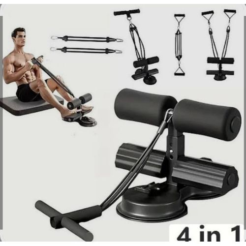 Sit Up Exercise Equipment with Suction Cup Holder, Sit Up Machine with Suction Cups, Sit Up Assistant Device, Stable Abdominal Assistant Sit Ups Bar