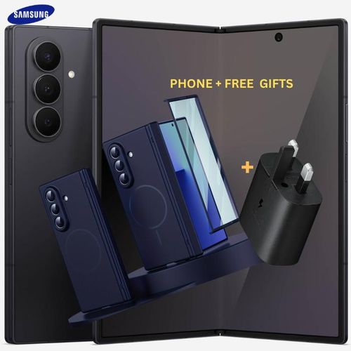 Galaxy Z Fold 7 - 5G 512GB/256GB ROM - 12GB RAM Android, AI Smartphone, AI Photo Edits, Large Screen, Long Battery Life With Free Original charger & Phone case pouch
