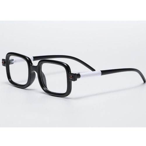 Solid Square Frame Presbyopic Reading Glasses + Free Pouch