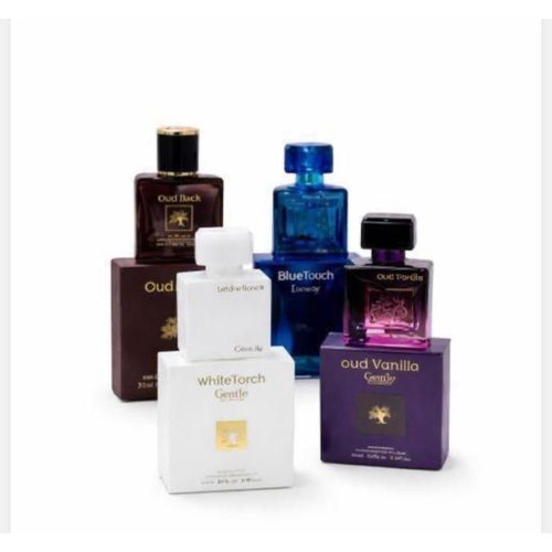 4 pieces Oud Vanilla, Oud touch, white touch and Blue touch 25ml