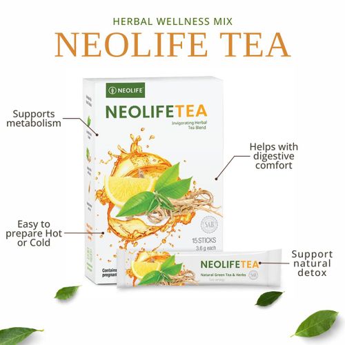 NL WELLNESS TEA 15 Sticks Herbal Wellness Metabolism Support Tea