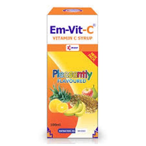 Em-vit-c Vitamin C Syrup – Immune Support Supplement 100ML