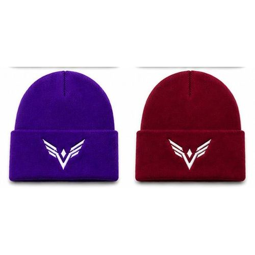 Couple Unisex 2pcs Foldable Winter Beanie Skull Cap –Streetwear Headwarmer