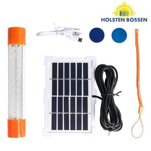 Rechargeable Torch light with solar panel