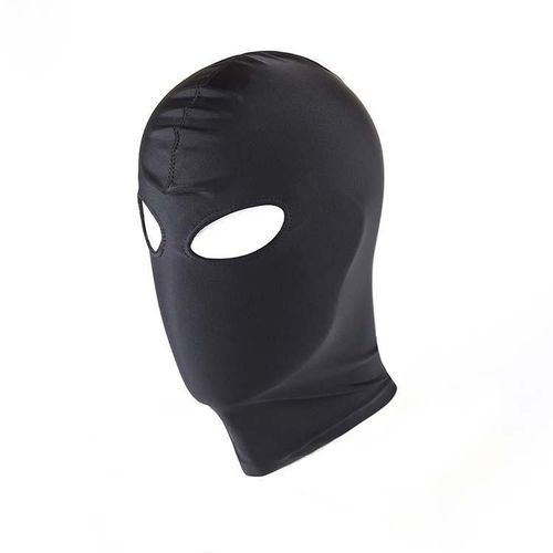 Black Face Mask - party mask Open Eyes Full Face Costume Hood mask