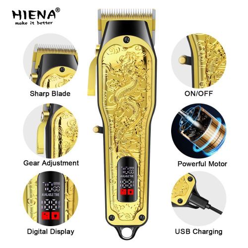 Hair Clippers Set for Men Hair Clipper Trimmer with LED Display Professional Hair Clipper Beard Trimmer Hair Cutting Machine for Men Holiday Gift
