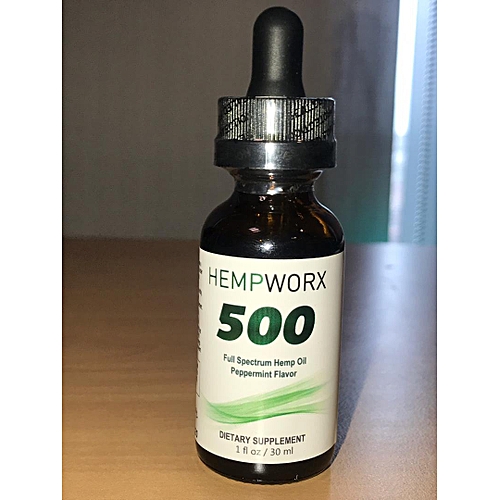 Hempworx 500 Full Spectrum Hemp Oil Peppermint Flavour Ng