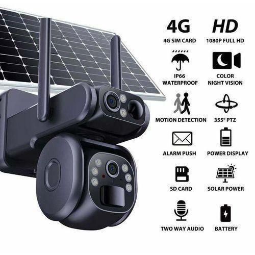 4G UBOX 20x Dual Lens Solar PTZ Security Camera