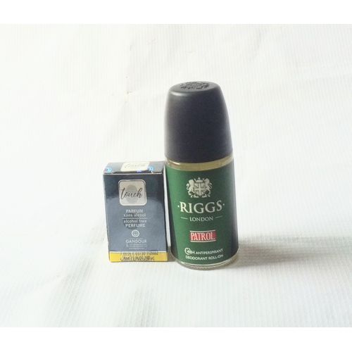Special Perfume of 2 in 1 of Touch Yellow Oil Perfume 5ml and Riggs Patrol Green Deodorant Roll On 50ml (all day comfort) Unisex
