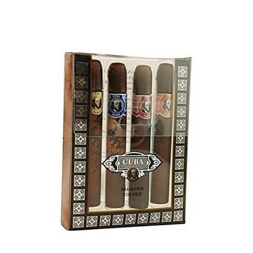 4 CUBA Variety Perfume With Cuba Gold, Blue, Red & Orange