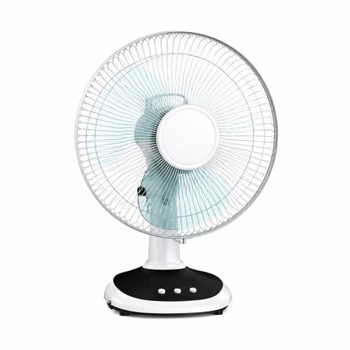 12-inch Rechargeable AC/DC Table Fan with LED Light