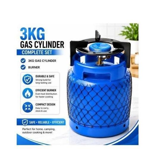 3kg Gas Cylinder with Burner and Iron seater