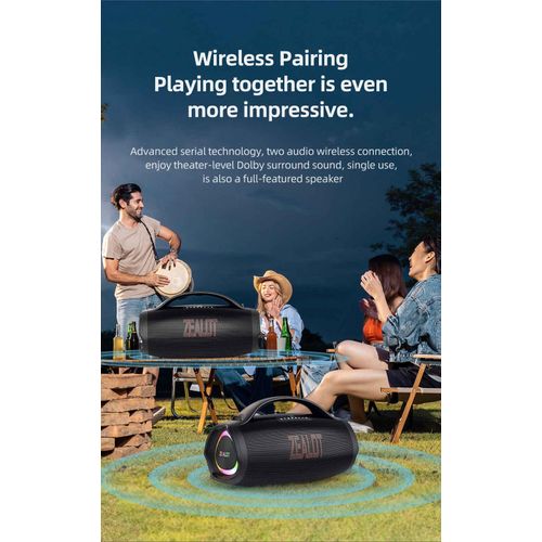 S98 Super Bass 160W Bluetooth Speaker With 36000mAh Battery