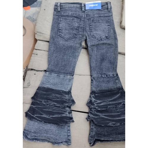 Beautiful quality girls 3 flare palazzo jeans