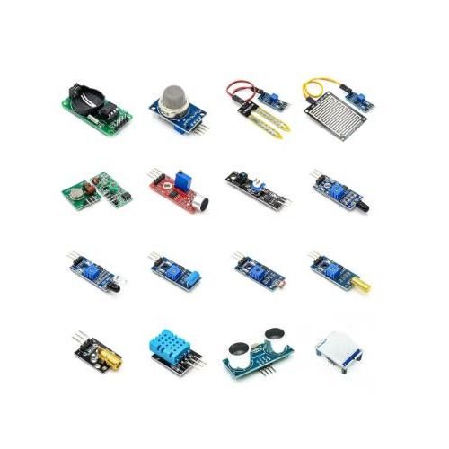 16 in 1 Modules Sensor Kit Project Super Starter Kits for A-rduino UNO R3 Mega2560 Mega328 for Raspberry Pi 3 2 Model B K62