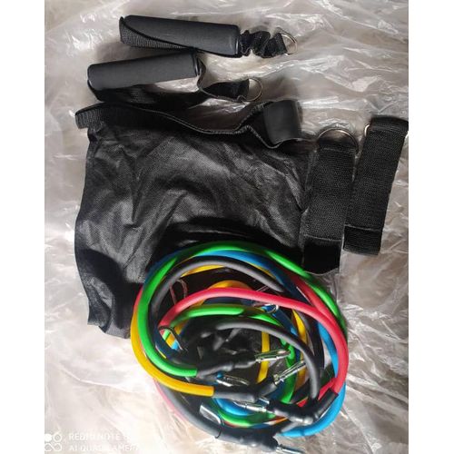 11 Pcs/Set Latex Resistance Bands Crossfit,Training Exercise Yoga Tubes Pull Rope,Rubber Expander Elastic Bands For Fitness