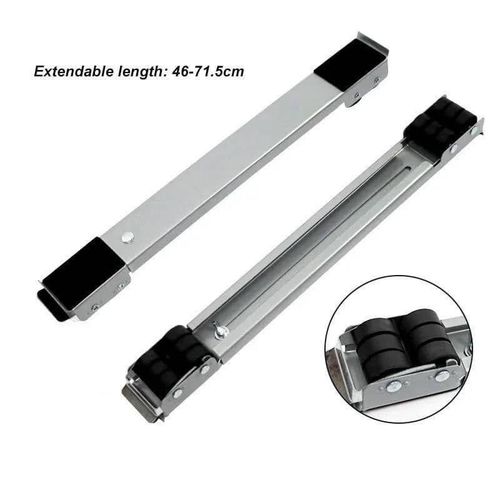 2 Pcs- Adjustable Fridge Freezer Washing Machine & Large Furniture Objects Mover/Slider